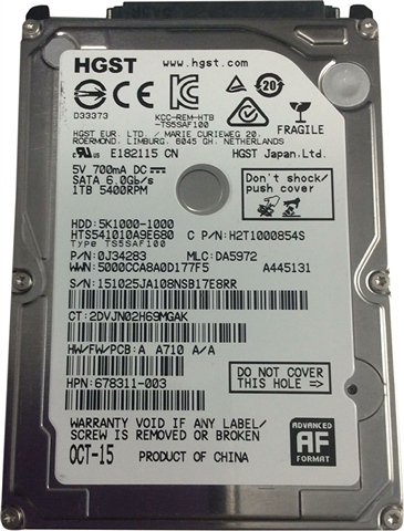 1 TB 2.5
